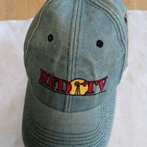 RFD Tv Baseball Cap Green Denim Cap